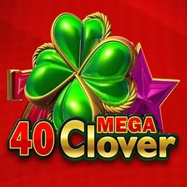 40 Mega Clover casino game by Amusnet Interactive – featured logo at Hollywin Casino