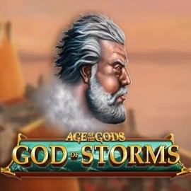 Age Of The Gods: God of Storms logo by Playtech at Hollywin Casino