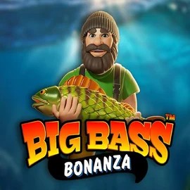 Big Bass Bonanza online game logo by Pragmatic Play on hollywinn.com