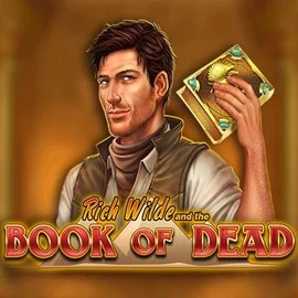 Book of Dead logo by Play'n GO Hollywin Casino