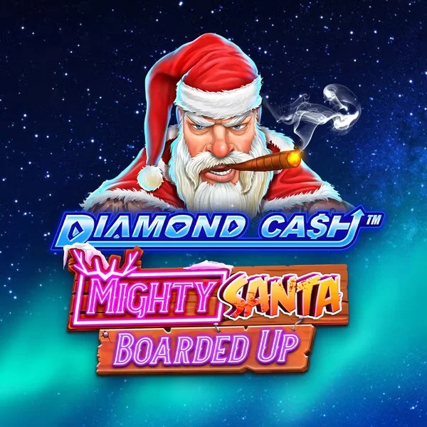 Play the Diamond Cash Mighty Santa Boarded Up slot by Greentube on Hollywin Casino