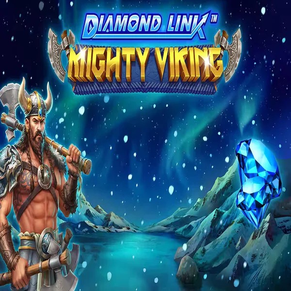 Diamond Link Mighty Viking slot visual from Greentube available on hollywinn.com