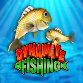 Dynamite Fishing logo by Inspired Gaming at Hollywin Casino