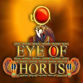 Eye of Horus slot logo by RTG (Reel Time Gaming) at Hollywin Casino