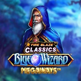 Fire Blaze Blue Wizard Megaways – slot by Rarestone Gaming, featured at hollywinn.com
