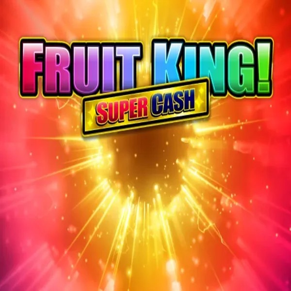 Fruit King Super Cash slot logo by Greentube at Hollywin Casino