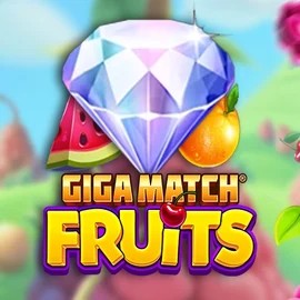 Giga Match Fruits game by RubyPlay – logo hosted on Hollywin Casino