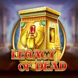 Official Slots logo: Legacy of Dead by Play'n GO at Hollywin Casino