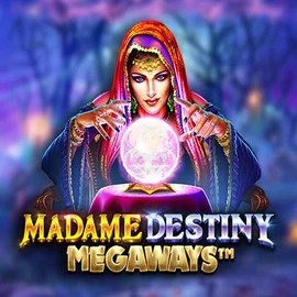 Madame Destiny Megaways slot icon by Pragmatic Play, available at Hollywin Casino