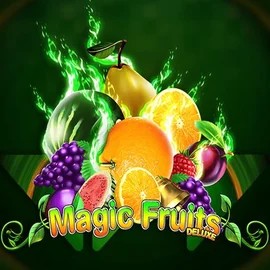 Magic Fruits Deluxe slot visual from Wazdan available on hollywinn.com