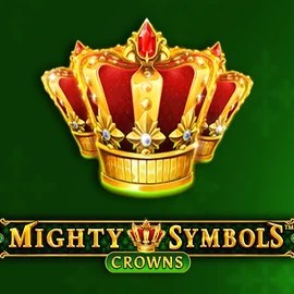 Official Slots logo: Mighty Symbols Crowns by Wazdan at Hollywin Casino