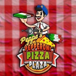 Slots logo of Peppe’s Pepperoni Pizza Plaza from Pragmatic Play at Hollywin Casino