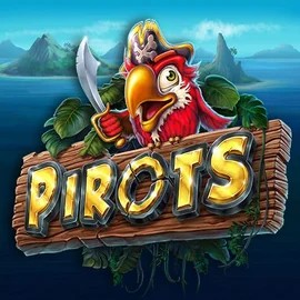 Slots logo of Pirots from ELK Studios at Hollywin Casino