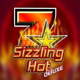 Official Slots logo: Sizzling Hot Deluxe by Novomatic at Hollywin Casino