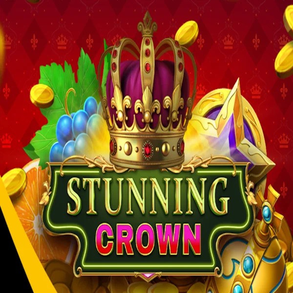 Official Slots logo: Stunning Crown by BF Games at Hollywin Casino