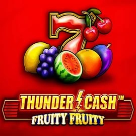 Thunder Cash Fruity Fruity slot visual from Novomatic available on hollywinn.com